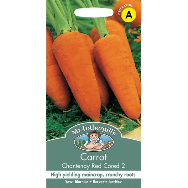 Carrot Chantenay Red Cored 2 Seeds